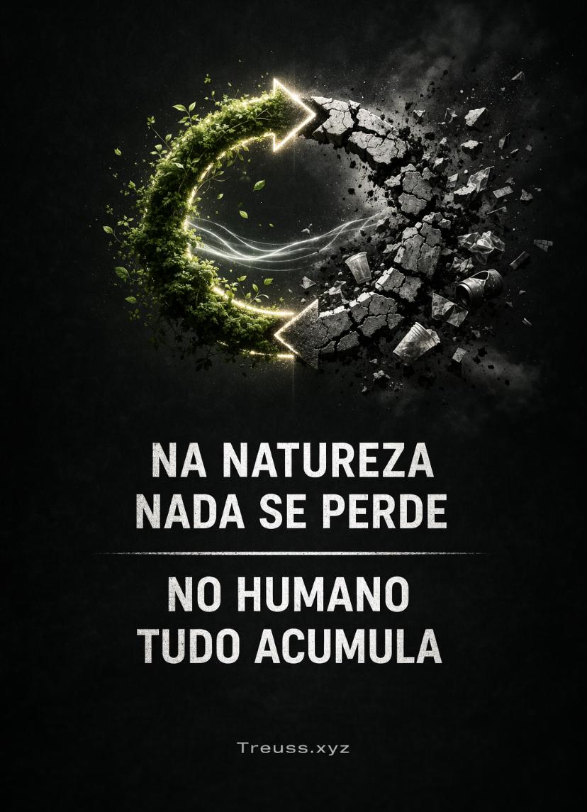 Card Integração: na natureza nada se perde - No Humano tudo acumula